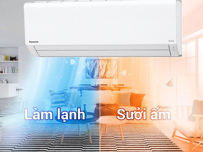 ĐIỀU HÒA 2 CHIỀU PANASONIC CS-220DFL (9000 BTU)